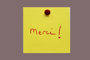 Savoir dire Merci